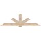 Ekena Millwork Kennewick Smooth Timber Gable Bracket, Douglas Fir, 84"W x 24"H x 5 1/2"D x 5 1/2"F, 7/12 Pitch GBW084X24X0606KEN00SDF - alternate 1